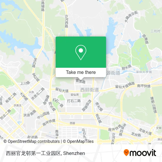 西丽官龙邨第一工业园区 map