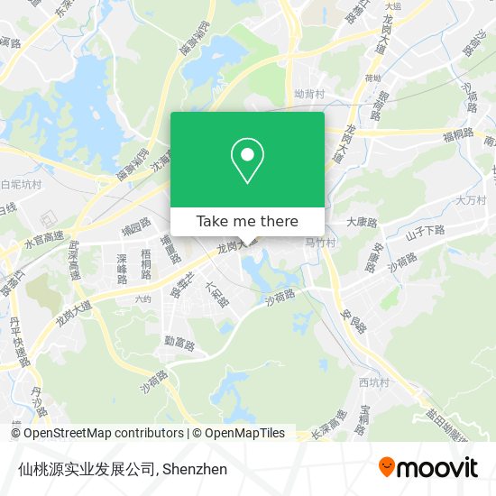 仙桃源实业发展公司 map
