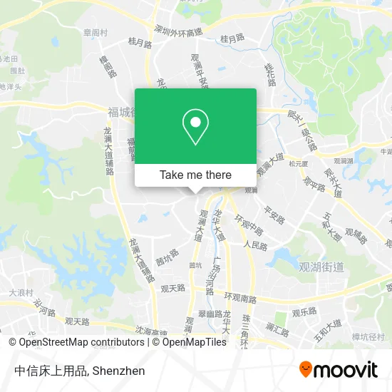 中信床上用品 map