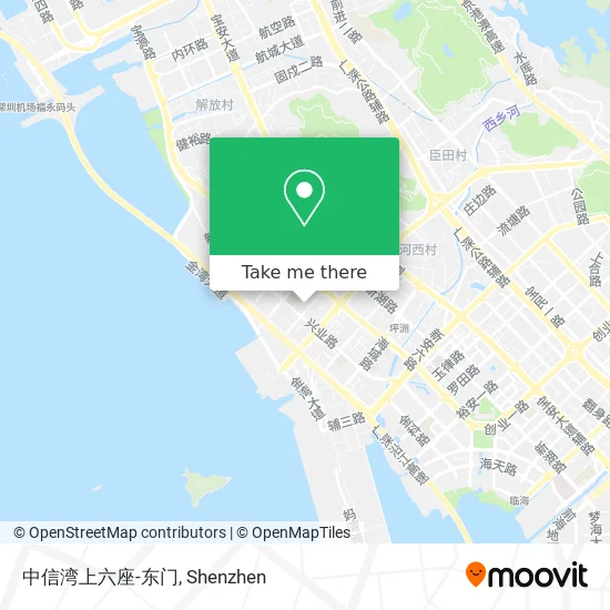 中信湾上六座-东门 map