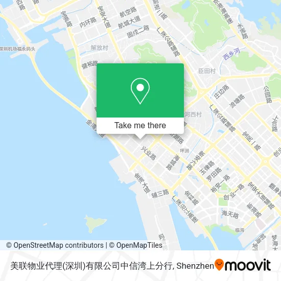 美联物业代理(深圳)有限公司中信湾上分行 map
