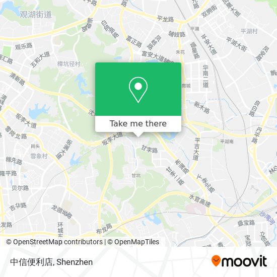 中信便利店 map