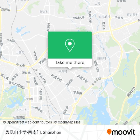 凤凰山小学-西南门 map