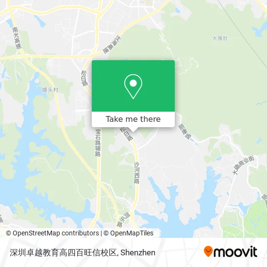 深圳卓越教育高四百旺信校区 map