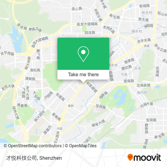 才悦科技公司 map