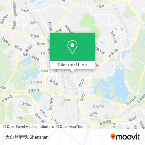 大自然醉鹅 map