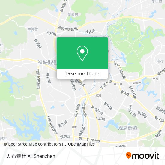 大布巷社区 map