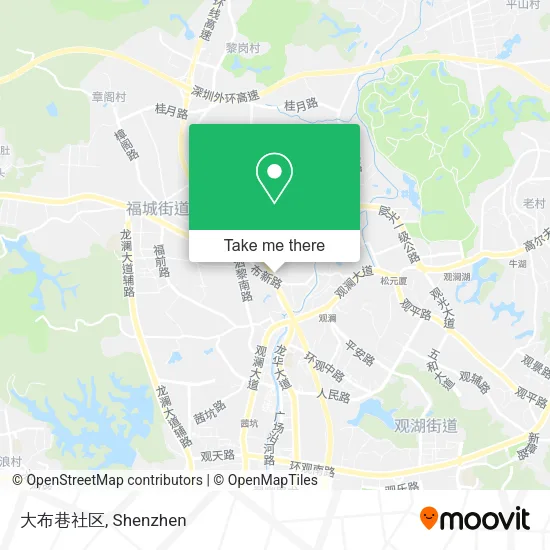 大布巷社区 map