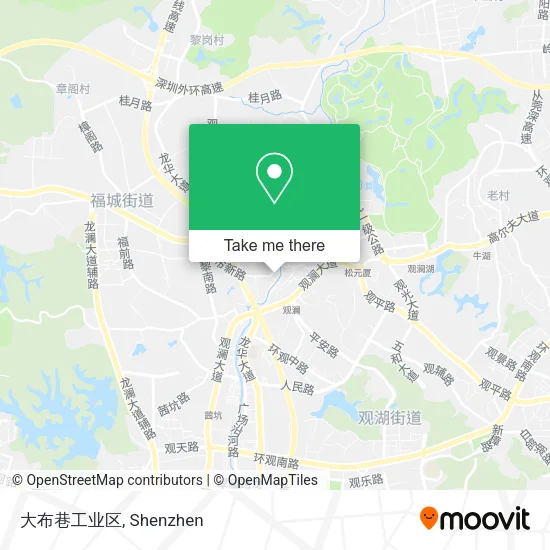 大布巷工业区 map