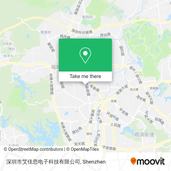 深圳市艾佳思电子科技有限公司 map
