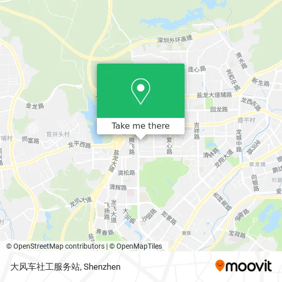 大风车社工服务站 map