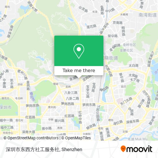 深圳市东西方社工服务社 map