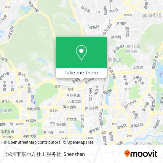 深圳市东西方社工服务社 map