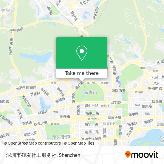 深圳市残友社工服务社 map