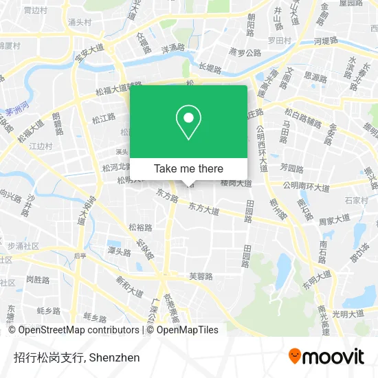 招行松岗支行 map