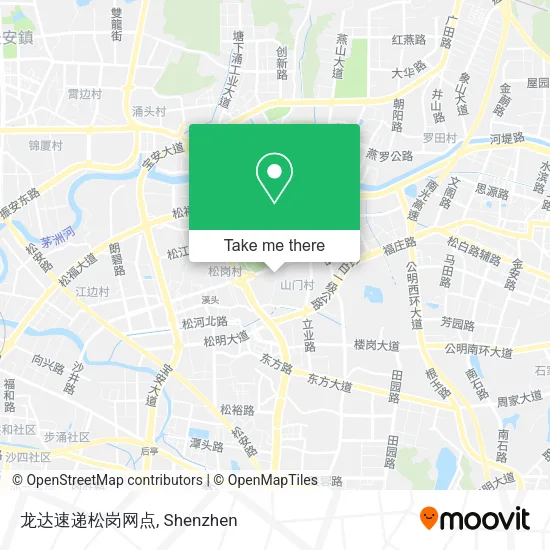 龙达速递松岗网点 map