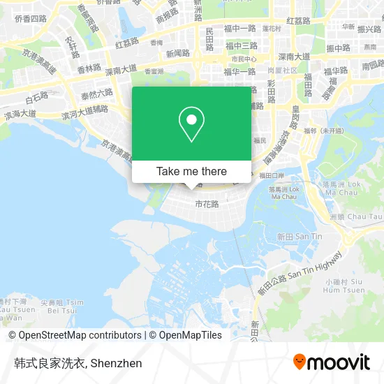 韩式良家洗衣 map