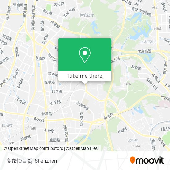良家怡百货 map