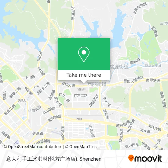 意大利手工冰淇淋(悦方广场店) map