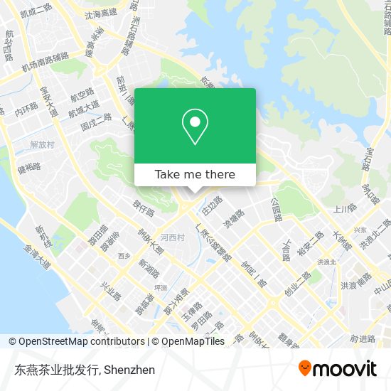 东燕茶业批发行 map