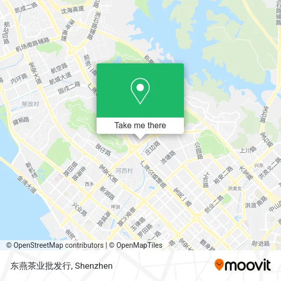 东燕茶业批发行 map