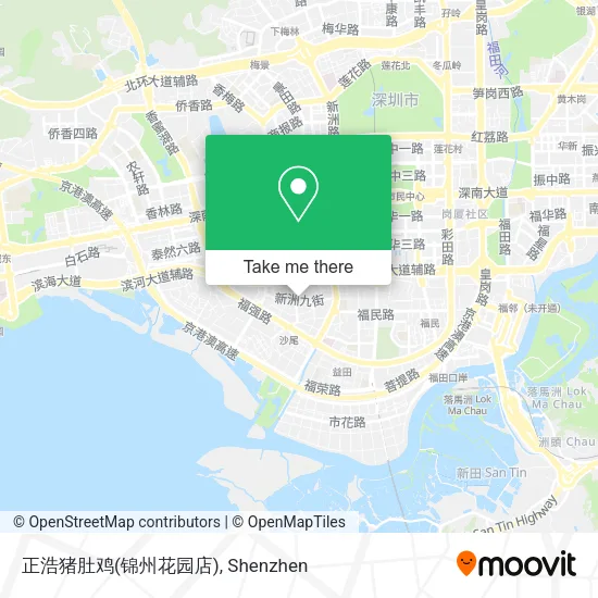正浩猪肚鸡(锦州花园店) map