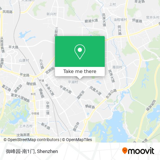 御峰园-南1门 map