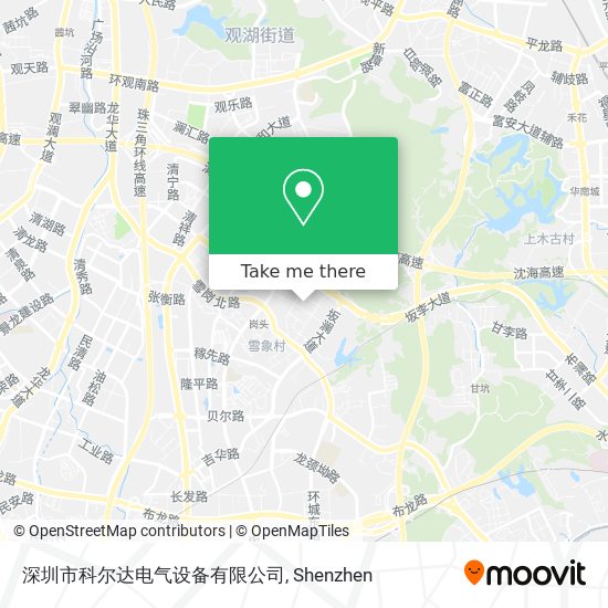 深圳市科尔达电气设备有限公司 map