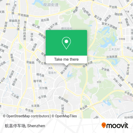 航嘉停车场 map