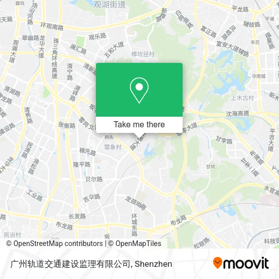 广州轨道交通建设监理有限公司 map