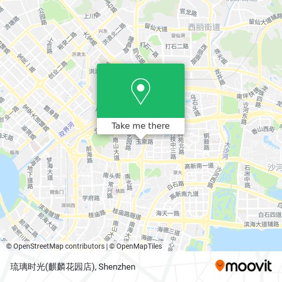 琉璃时光(麒麟花园店) map