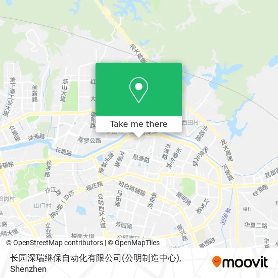 长园深瑞继保自动化有限公司(公明制造中心) map