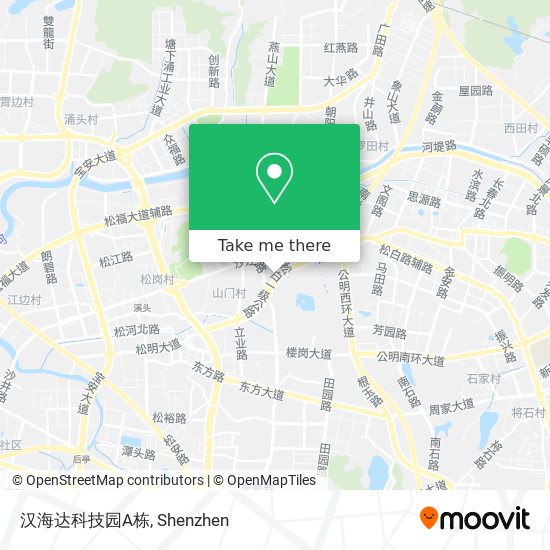 汉海达科技园A栋 map