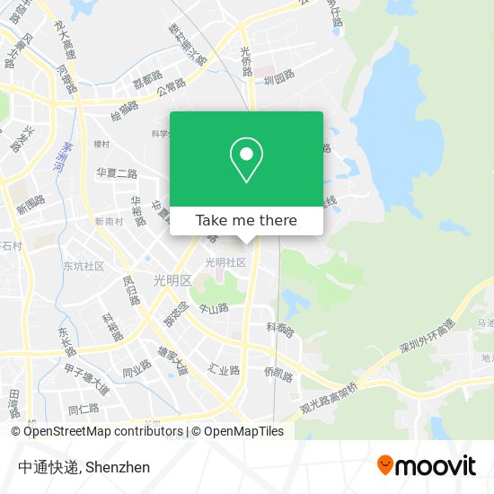 中通快递 map