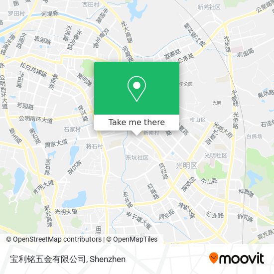 宝利铭五金有限公司 map