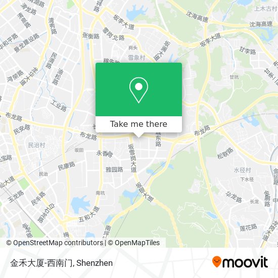 金禾大厦-西南门 map