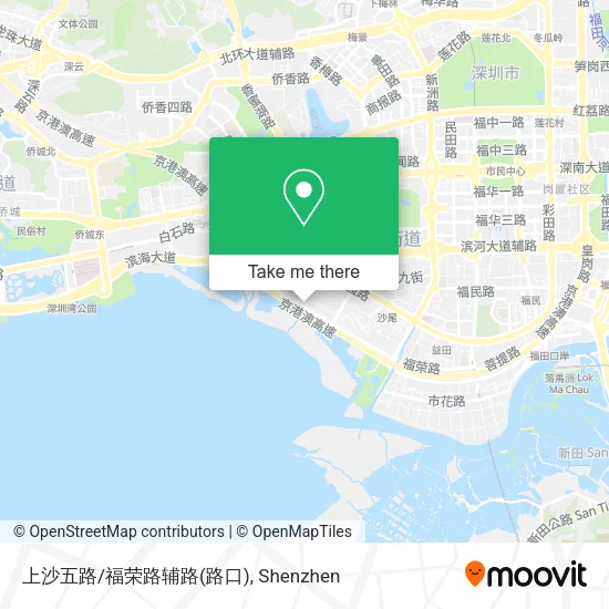 上沙五路/福荣路辅路(路口) map