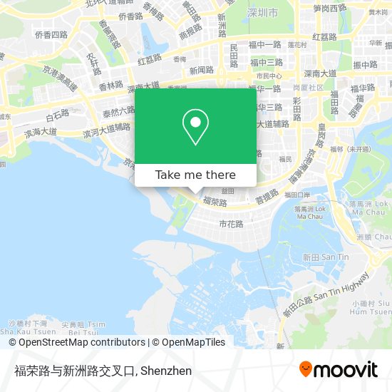 福荣路与新洲路交叉口 map