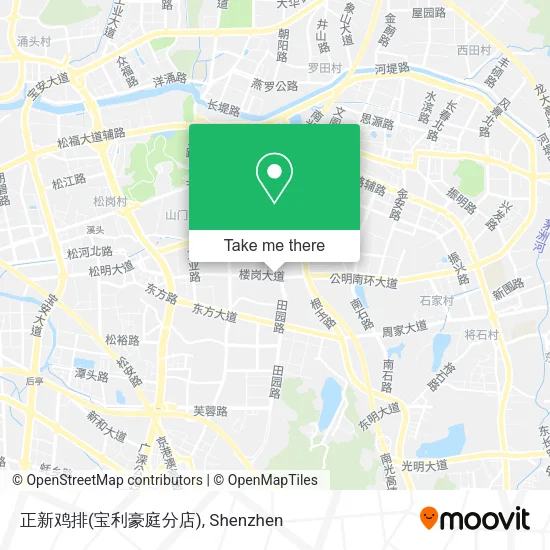 正新鸡排(宝利豪庭分店) map