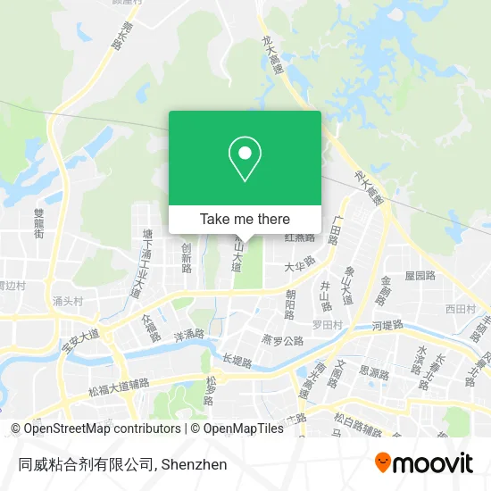 同威粘合剂有限公司 map