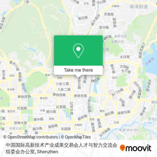中国国际高新技术产业成果交易会人才与智力交流会组委会办公室 map
