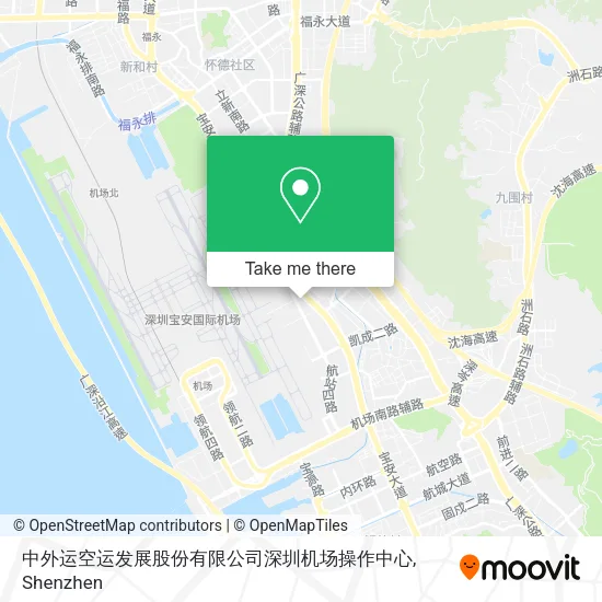 中外运空运发展股份有限公司深圳机场操作中心 map
