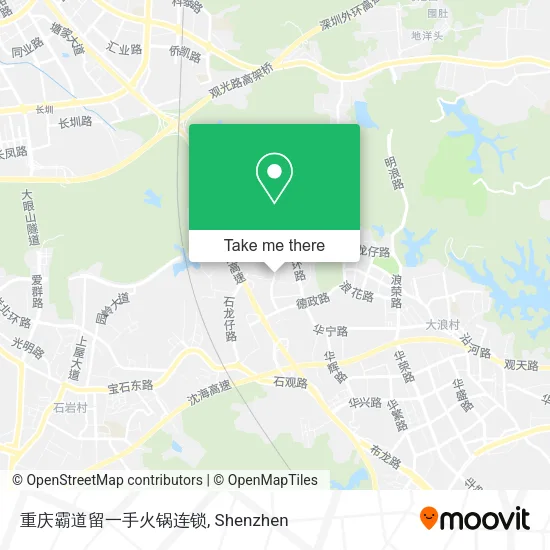 重庆霸道留一手火锅连锁 map