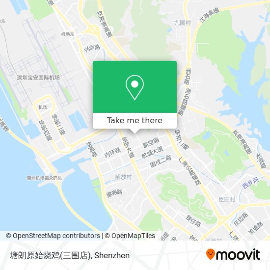 塘朗原始烧鸡(三围店) map