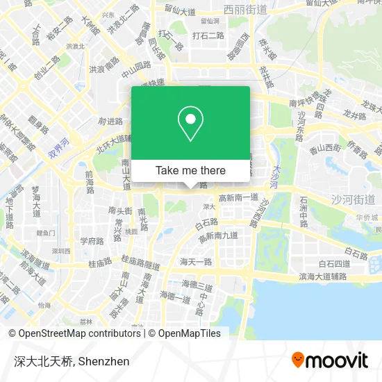 深大北天桥 map