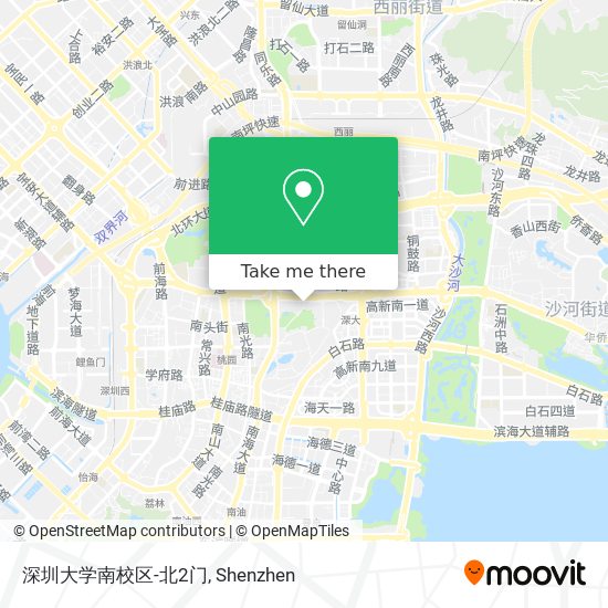 深圳大学南校区-北2门 map