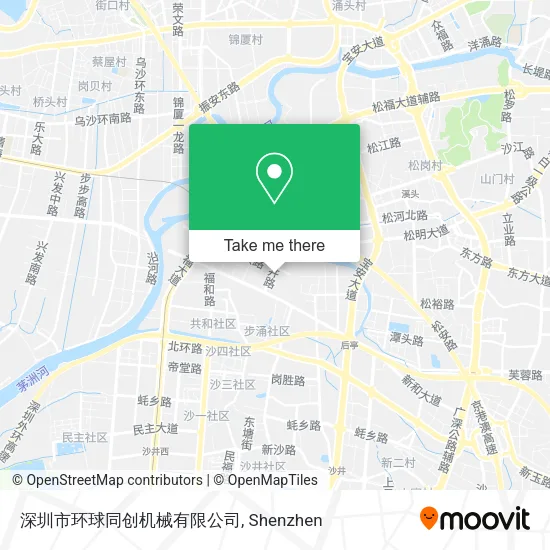 深圳市环球同创机械有限公司 map