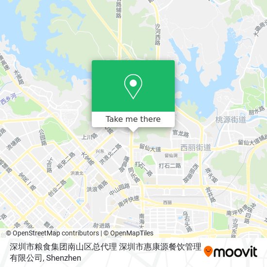 深圳市粮食集团南山区总代理  深圳市惠康源餐饮管理有限公司 map
