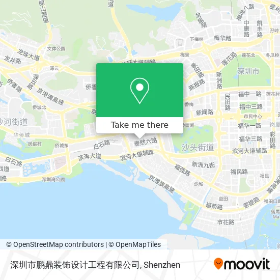 深圳市鹏鼎装饰设计工程有限公司 map