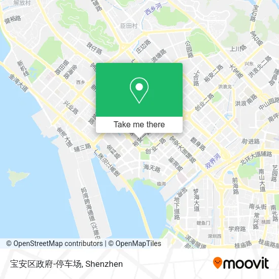 宝安区政府-停车场 map